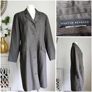 Vintage Morton Bernard Women Walking Coat Suit Autumn Blazer Large/ Extra Large